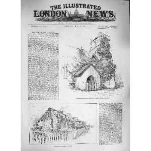   1884 LANGENHOE CHURCH EARTHQUAKE ESSEX PELDON NELSON