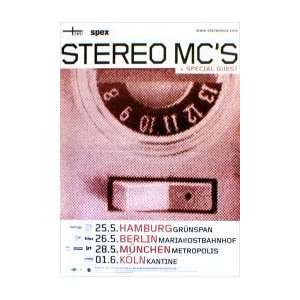  STEREO MCS German Tour Music Poster