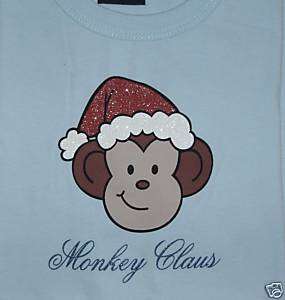 Aeropostale XS Extra Small Monkey Santa Claus T Shirt b  