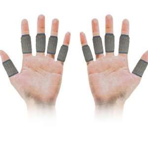  Como Sports Elastic Sleeve Finger Protecor Support Gray 10 