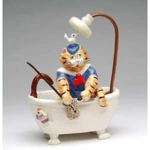  Gone Fishin Tom Cat Sculpture: Kitchen & Dining