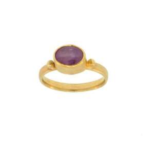   Ct Untreated Natural Pink Star Sapphire in an 18k & 22k Ring Jewelry