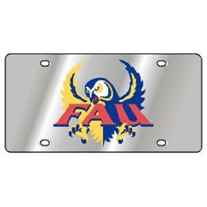  Florida Atlantic University   License Plate   Stainless 
