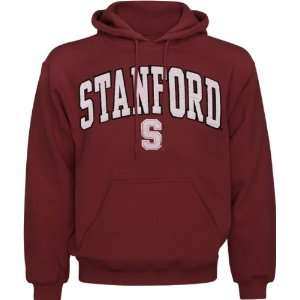 Stanford Cardinal Red Acid Washed Mascot Hooded Sweatshirt  