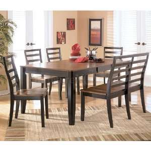  Alonzo Dining Room Set w/ Double Chair by Ashley Furniture 