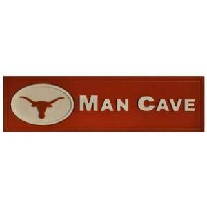   of Texas Longhorns Man Cave Wooden Bar Sign