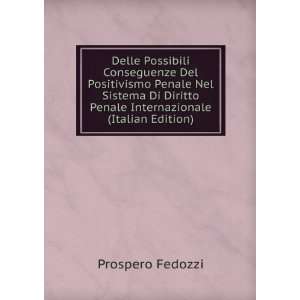   Penale Internazionale (Italian Edition) Prospero Fedozzi Books