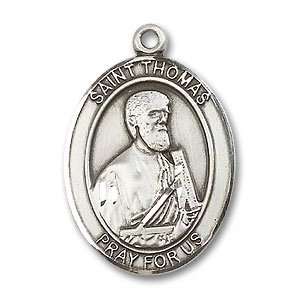  St. Thomas the Apostle Large Sterling Silver Medal 