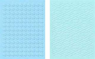 NEW! Lifestyle Crafts/Quickutz Set of 2 A2 Embossing Folders   CLASSIC 