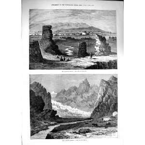  1874 Yarkund Mission City Kashgar Valley Shyok Mountain 