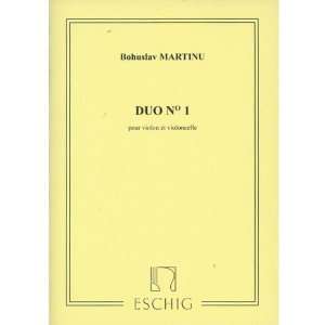    Martinu Duo No. 1, Op. 157, Violin And Cello Musical Instruments