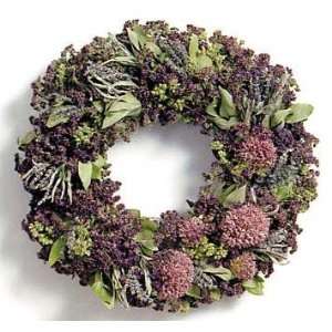 Mixed Herb Wreath 18 Handmade Oregano, Sage, Myrtle, Lavender & More 