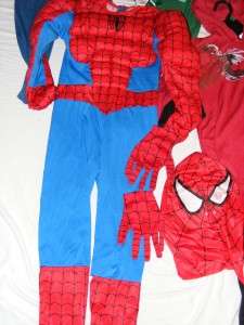   Dress Up Disney Super Heroes Pirate Costume Lot 7 8 Darth Spiderman
