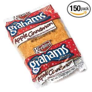 Keebler Apple Cinnamon Graham Cracker, 3 Count Single Serve Packs 