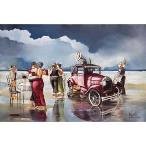  Dancing on the Beach, Gallery Wrapped Canvas: Home 
