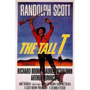  The Tall T Vintage Randolph Scott Movie Poster