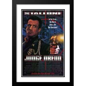  Judge Dredd 32x45 Framed and Double Matted Movie Poster 