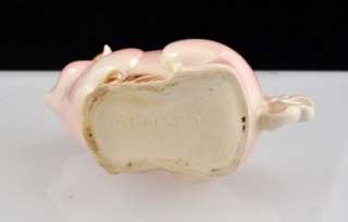 VTG Royal Copley / Spaulding China Figural Pink Pig w/ Brown Hat 