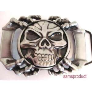  Collectable Skull & Claws Petwer Belt Buckle Famous 