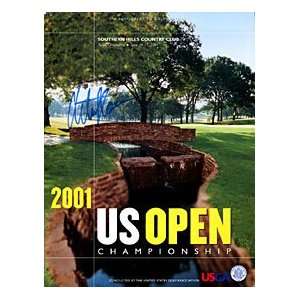  Retief Goosen Autographed / Signed 2001 US Open Program 