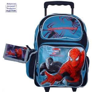  Spiderman 3 Rolling Backpack (Srcr41wn): Toys & Games