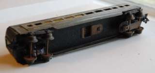   old, model train; rails; 3 cars; caboose; Southern Pacific 6000 engine