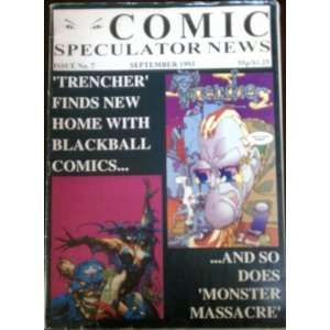  Comic Speculator News No 7 Sept 1993 
