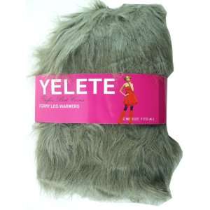  Ladys Furry Leg Warmers With Ball Tassels   Yelete Fluffy 