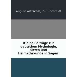 Kleine BeitrÃ¤ge zur deutschen Mythologie, Sitten und Heimathskunde 