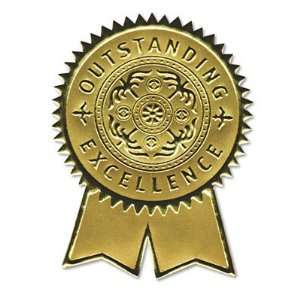 SOUTHWORTH COMPANY ~~ Gold Foil Certificate Seals, Excellence, 12 