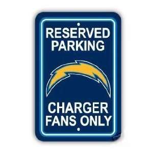  Parking Sign   NFL Football   San Diego Chargers Chargers 