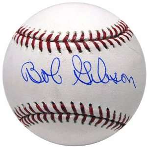  Bob Gibson Autographed Baseball