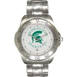   Michigan State Spartans Sport Steel Mens NCAA Watch: Sports & Outdoors