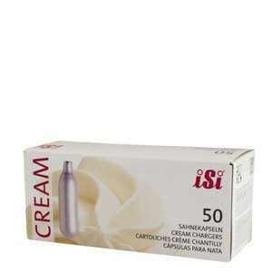 CHARGER CREAM 50CT, BX, 02 0018 ISI NORTH AMERICA WHIPPED CREAM SUPPLI 
