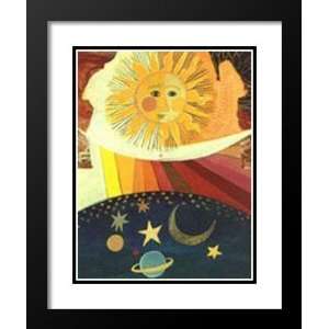   and Double Matted Art 33x41 Sonne, Mond Und Sterne