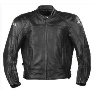  Joe Rocket Mens Sonic 2.0 Black Perforated Leather Jacket 