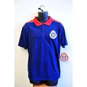  Chivas de Guadalajara Team Logo Polo Shirt   001: Sports 