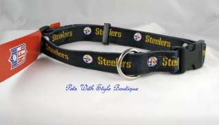 Pittsburgh Steelers NFL Dog collar Official Licensed  