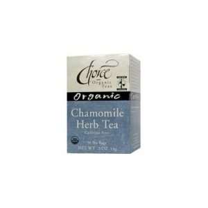 Choice Teas Chamomile Herb Tea (3x16: Grocery & Gourmet Food