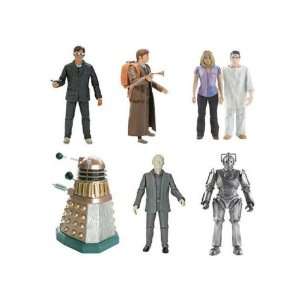  Doctor Who 5 Action Figures Asst 02545F Set of 6 Toys 
