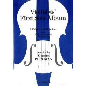 Perlman   Violinists First Solo Album Volume One For Violin Solo 