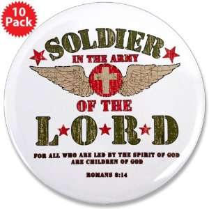   Button (10 Pack) Soldier in the Army of the Lord 