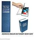 home book safe cheap dictionary booksafe with key lock location
