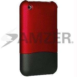  Soha Hard Soft Case   Ruby Red on Black Cell Phones 