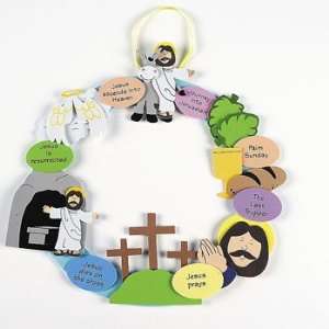 Religious Easter Wreath Craft Kit   Craft Kits & Projects & Decoration 