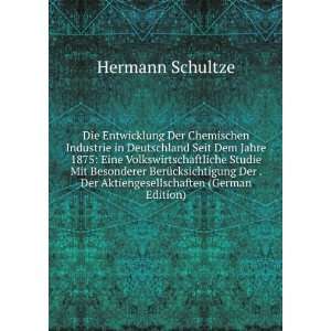   . Der Aktiengesellschaften (German Edition) Hermann Schultze Books