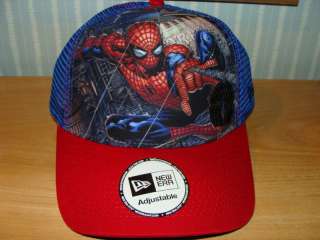 Spiderman New Era Cap Hat Snapback Splash Front OSFM  