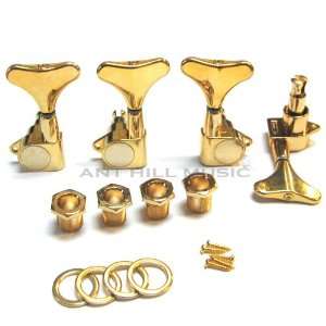  Mighty Mite Gold Bass Guitar Tuning Machines JB1504G 