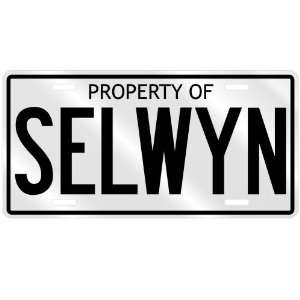  PROPERTY OF SELWYN LICENSE PLATE SING NAME: Home & Kitchen