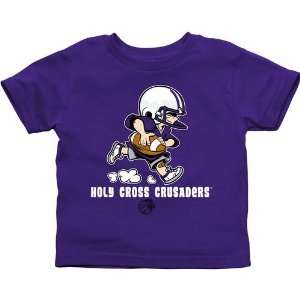   Holy Cross Crusaders Toddler Little Squad T Shirt   Purple: Sports